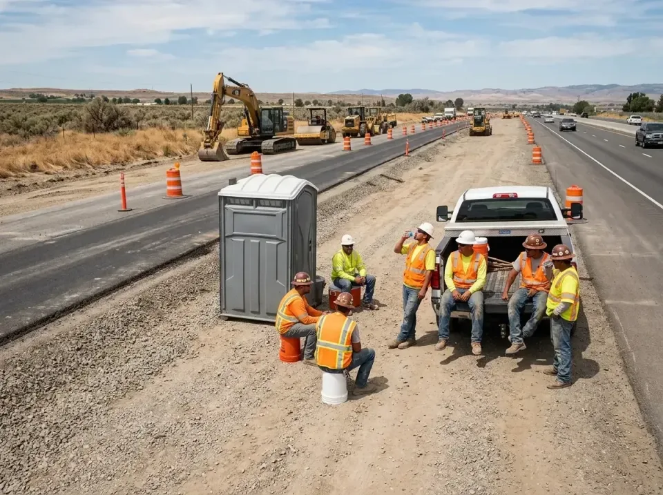 highway-road-construction-crew-007 — frequently asked questions, Porta Potty and Restroom Rentals in Boone, NC